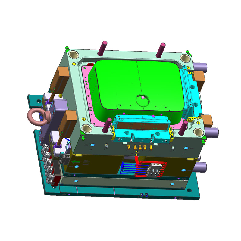 高光薄膠電器面板模具